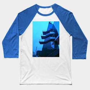 Blue City Modern Architecture In Denmark Baseball T-Shirt